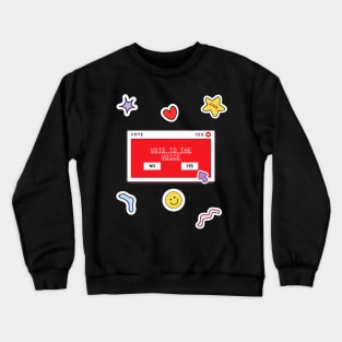 Vote Yes To The Voice - Indigenous Voice To Parliament Crewneck Sweatshirt